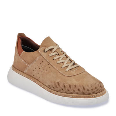  Kum Nubuk Deri Erkek Sneaker - E24I1AY56821-B21 - 1