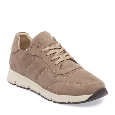 Kum Nubuk Deri Erkek Sneaker - E24I1AY56899-B21 - 1