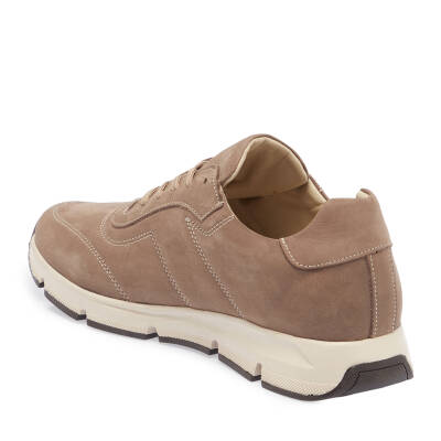 Kum Nubuk Deri Erkek Sneaker - E24I1AY56899-B21 - 2