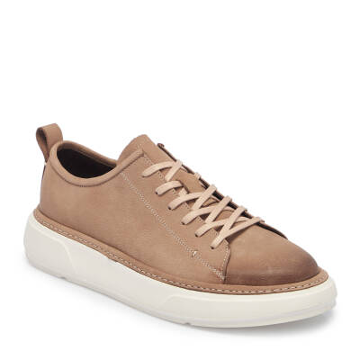 Kum Nubuk Deri Erkek Sneaker - E25I1AY57165-B21 - 1