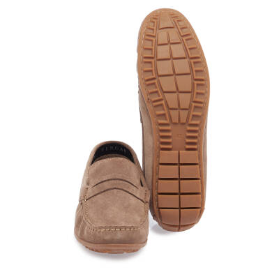 Kum Süet Deri Erkek Loafer - E25I1AY57298-A84 - 4