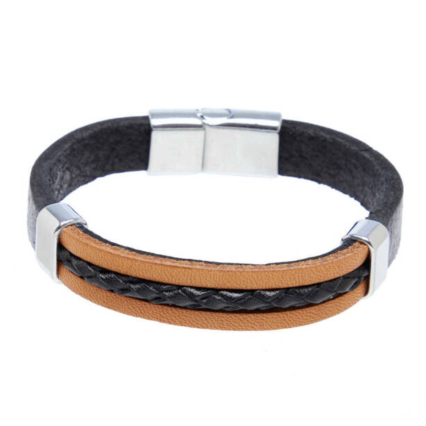 Lacivert Deri Erkek Bileklik - E1BLK0410273-S0W 