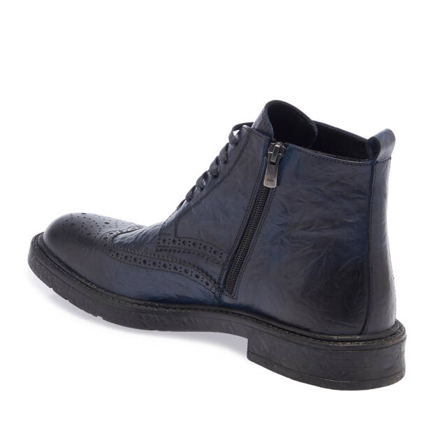 Lacivert Deri Erkek Bot - E23K1BT56538-A31 - 2