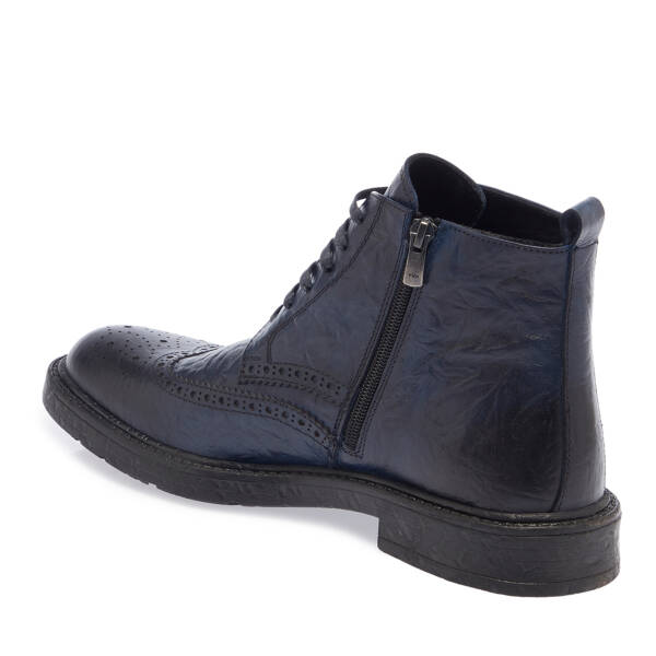 Lacivert Deri Erkek Bot - E23K1BT56538-A31 - 2