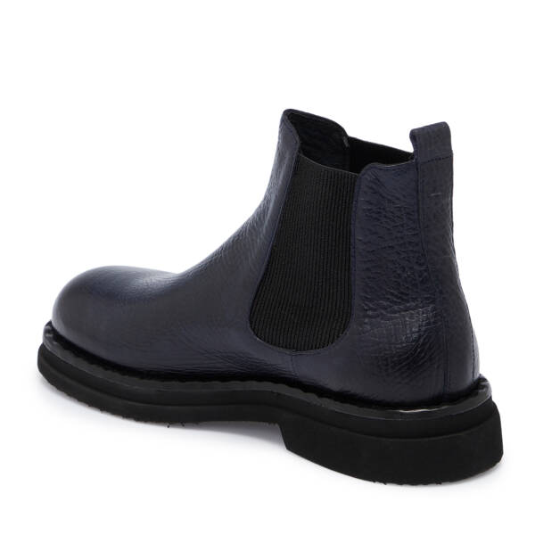 Lacivert Deri Erkek Bot - E25K1BT57495-A31 - 2