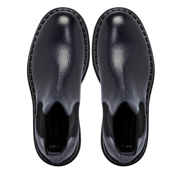 Lacivert Deri Erkek Bot - E25K1BT57495-A31 - 5