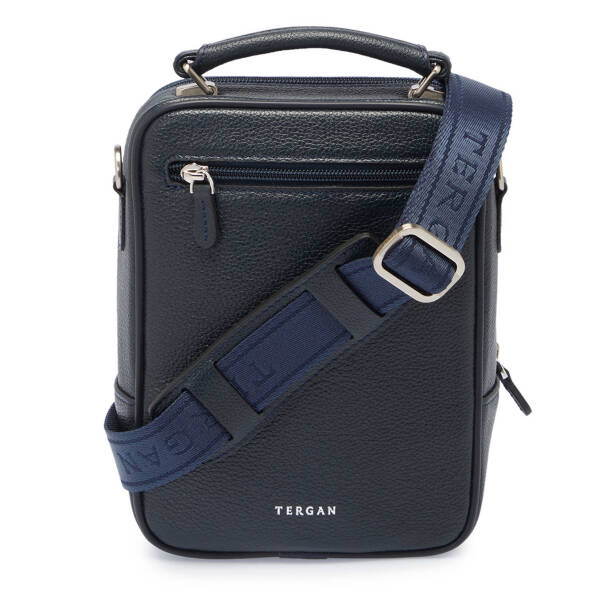 Lacivert Deri Erkek Çapraz Askılı Çanta - S1AC00002923-X86 - 3