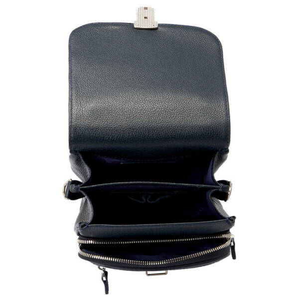 Lacivert Hakiki Deri Erkek Çapraz Askılı Çanta - S1AC00002928-X86 - 4