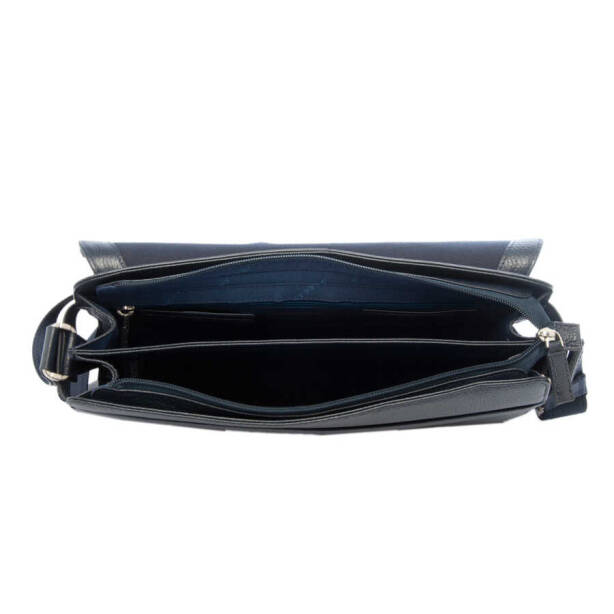 Lacivert Hakiki Deri Erkek Çapraz Askılı Çanta - S1AC00002963-A38 - 4