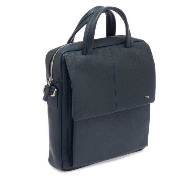 Lacivert Deri Erkek Çapraz Askılı Çanta - S1AC00021139-A38 - 2