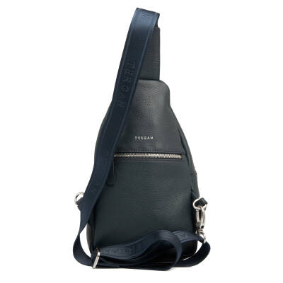 Lacivert Deri Erkek Çapraz Askılı Çanta - S1AC00021401-X86 - 3