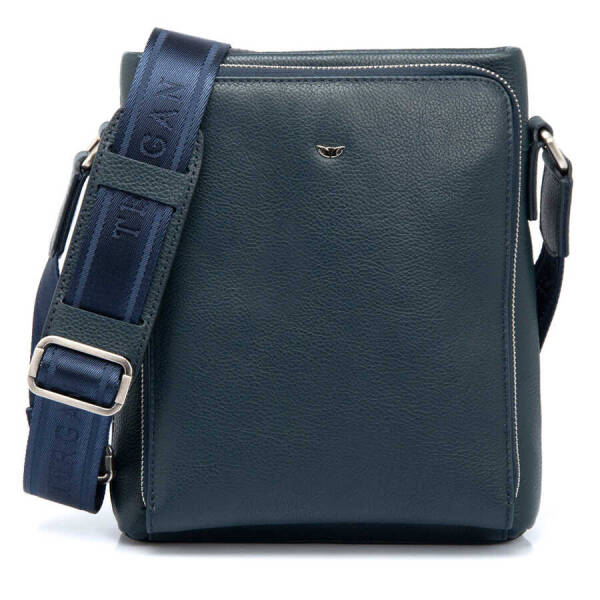 Lacivert Deri Erkek Çapraz Askılı Çanta - S1AC00021403-X86 - 1