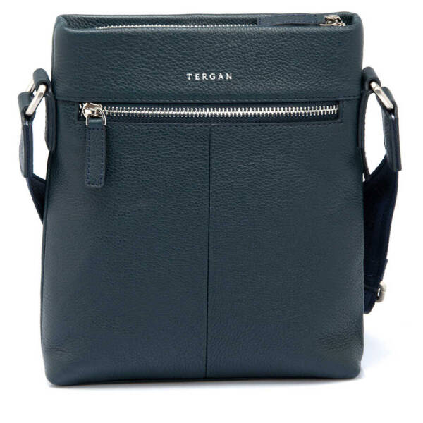 Lacivert Deri Erkek Çapraz Askılı Çanta - S1AC00021403-X86 - 3