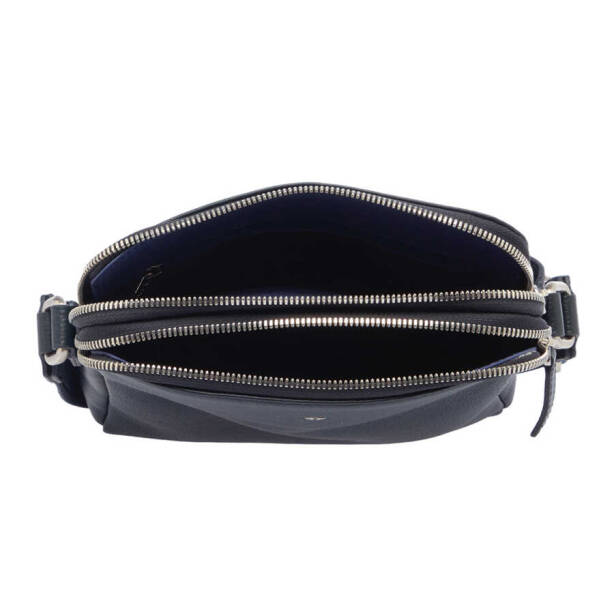 Lacivert Hakiki Deri Erkek Çapraz Askılı Çanta - S1AC00021408-X86 - 4