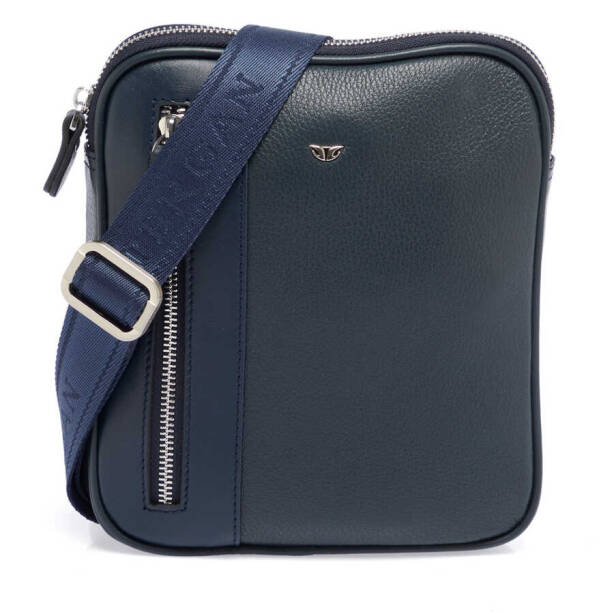 Lacivert Deri Erkek Çapraz Askılı Çanta - S1AC00021472-I91 - 1