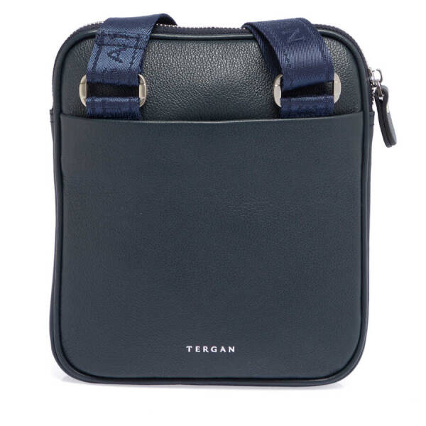 Lacivert Deri Erkek Çapraz Askılı Çanta - S1AC00021472-I91 - 3