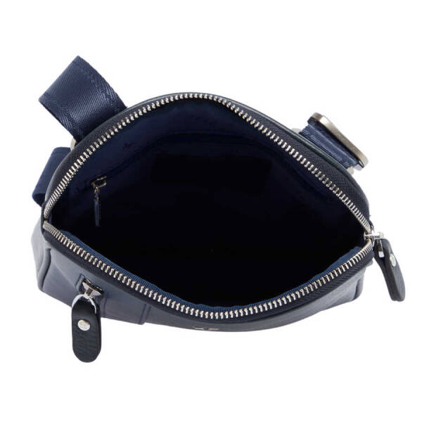 Lacivert Deri Erkek Çapraz Askılı Çanta - S1AC00021472-I91 - 4