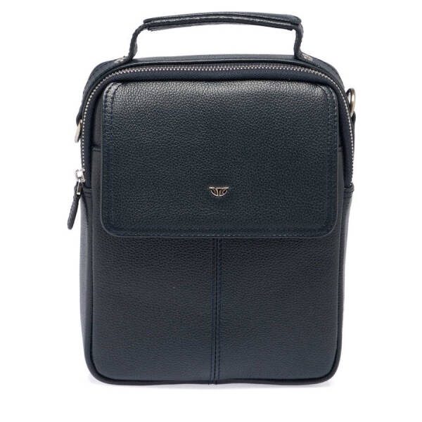 Lacivert Deri Erkek Çapraz Askılı Çanta - S1AC00021475-X86 - 1