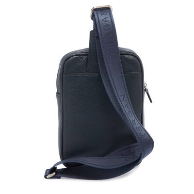 Lacivert Deri Erkek Çapraz Askılı Çanta - S1AC00021479-X86 - 3