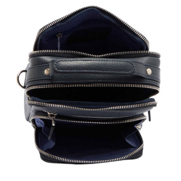 Lacivert Deri Erkek Çapraz Askılı Çanta - S1AC00021482-A38 - 4