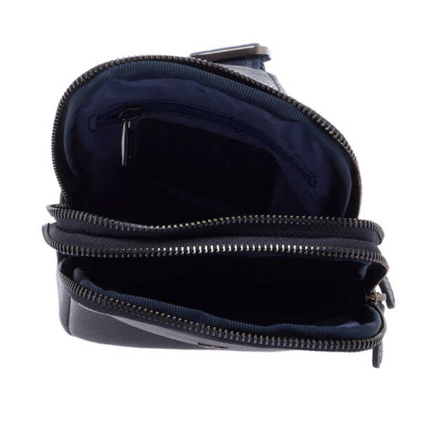 Lacivert Deri Erkek Çapraz Askılı Çanta - S1AC00021487-X86 - Tergan