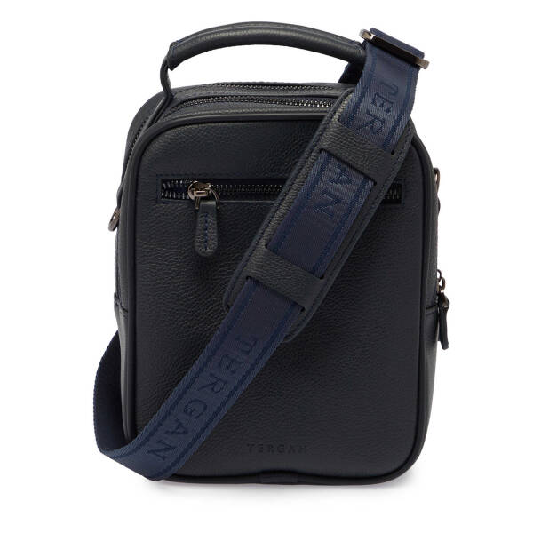 Lacivert Deri Erkek Çapraz Askılı Çanta - S1AC00021497-U6H - 3