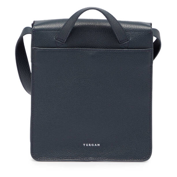 Lacivert Deri Erkek Çapraz Askılı Çanta - S1AC00021521-A38 - 3