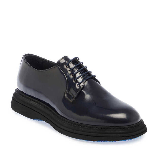 Lacivert Hakiki Deri Erkek Casual Ayakkabı - E24S1AY56998-G70 - 2