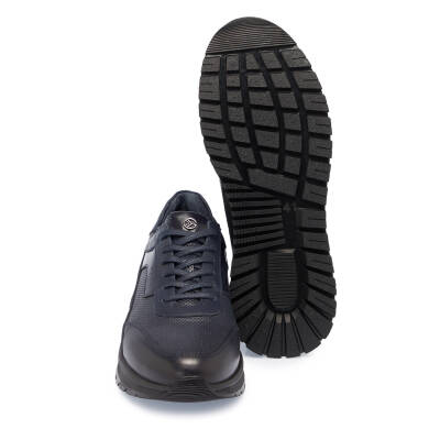  Lacivert Deri Erkek Casual Ayakkabı - E24S1AY57077-A31 - 4
