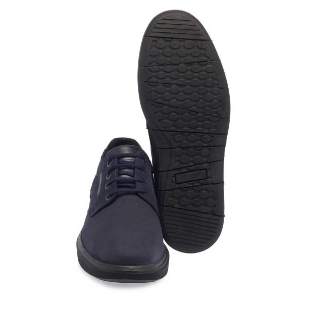 Lacivert Deri Erkek Casual Ayakkabı - E24S1AY57085-C39 - 4