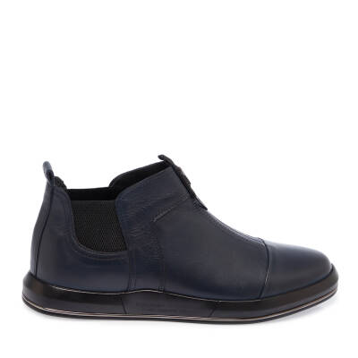 Lacivert Deri Erkek Casual Bot - E23K1BT56402-A31 - 3