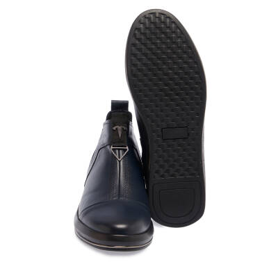 Lacivert Deri Erkek Casual Bot - E23K1BT56402-A31 - 4