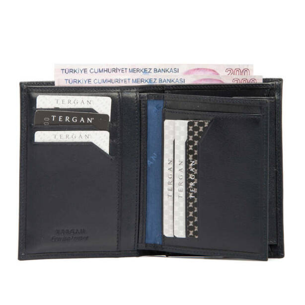 Lacivert Deri Erkek Cüzdan - S1CE00001108-H86 - 3