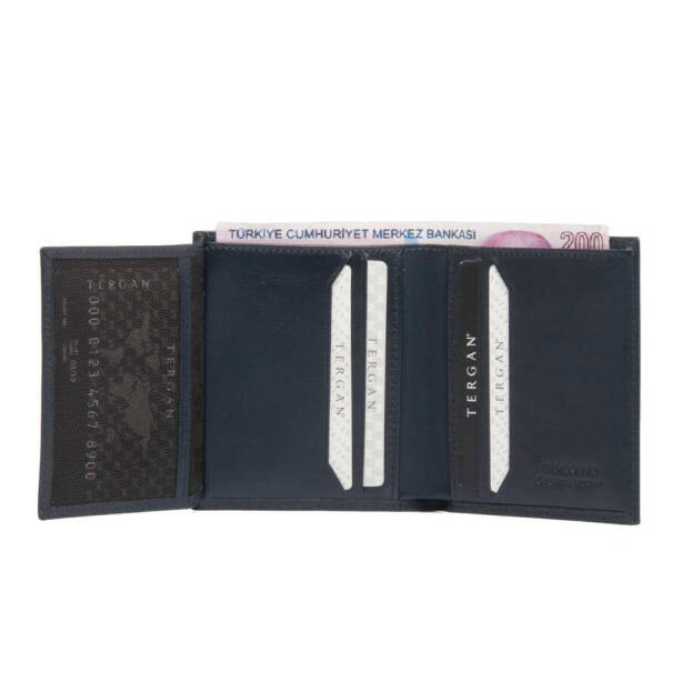 Lacivert Deri Erkek Cüzdan - S1CE00001208-H86 - 3