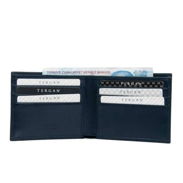 Lacivert Deri Erkek Cüzdan - S1CE00001211-H86 - 2