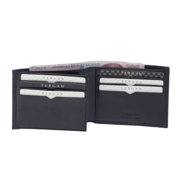 Lacivert Hakiki Deri Erkek Cüzdan - S1CE00001228-H86 - 2