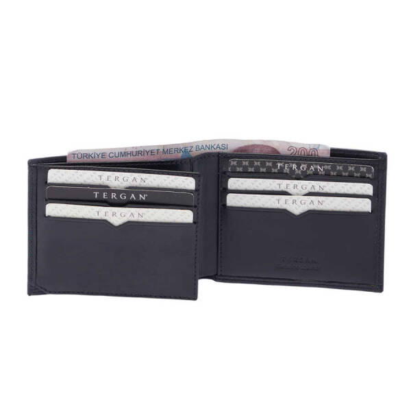 Lacivert Hakiki Deri Erkek Cüzdan - S1CE00001228-H86 - 2