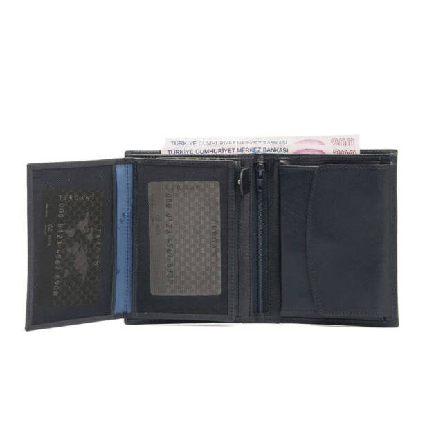 Lacivert Deri Erkek Cüzdan - S1CE00001247-H86 - 3