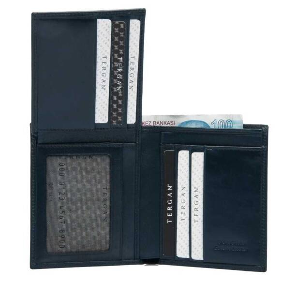 Lacivert Hakiki Deri Erkek Cüzdan - S1CE00001339-H86 - 3