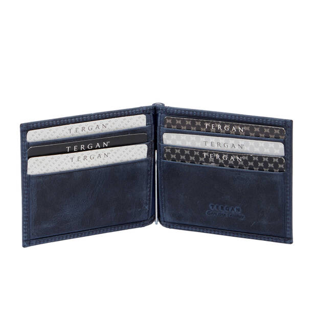 Lacivert Deri Erkek Cüzdan - S1CE00001399-C5R - 2