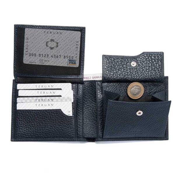 Lacivert Deri Erkek Cüzdan - S1CE00001469-A38 - 3
