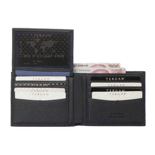 Lacivert Deri Erkek Cüzdan - S1CE00001498-U6H - 3