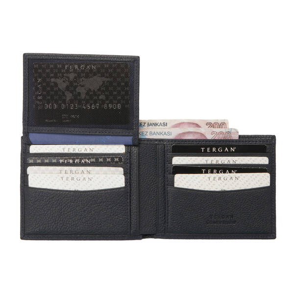 Lacivert Deri Erkek Cüzdan - S1CE00001498-U6H - 3