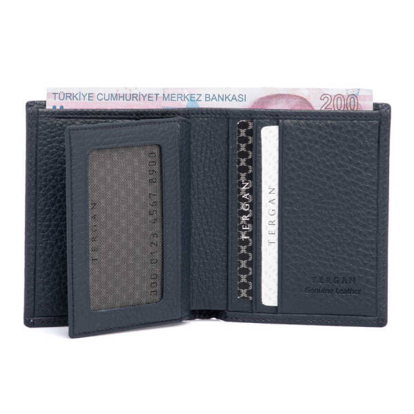 Lacivert Hakiki Deri Erkek Cüzdan - S1CE00001503-A38 - 3
