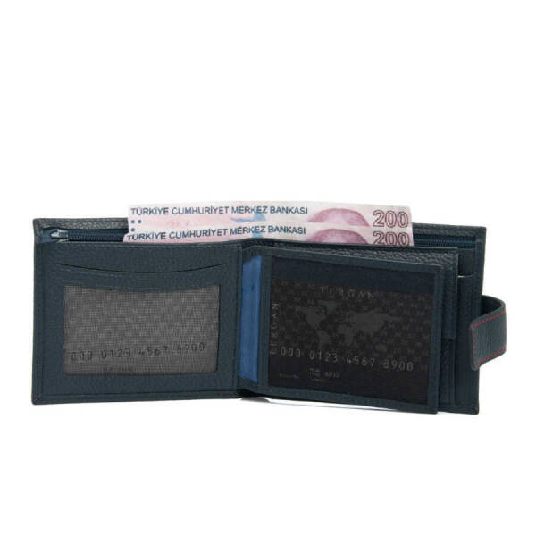 Lacivert Deri Erkek Cüzdan - S1CE00001559-X86 - 3