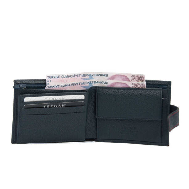 Lacivert Hakiki Deri Erkek Cüzdan - S1CE00001559-X86 - 2