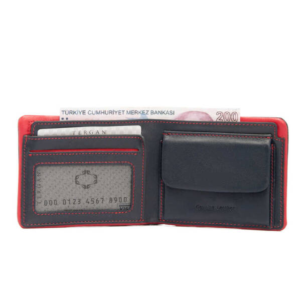 Lacivert Hakiki Deri Erkek Cüzdan - S1CE00001590-G8O - 2