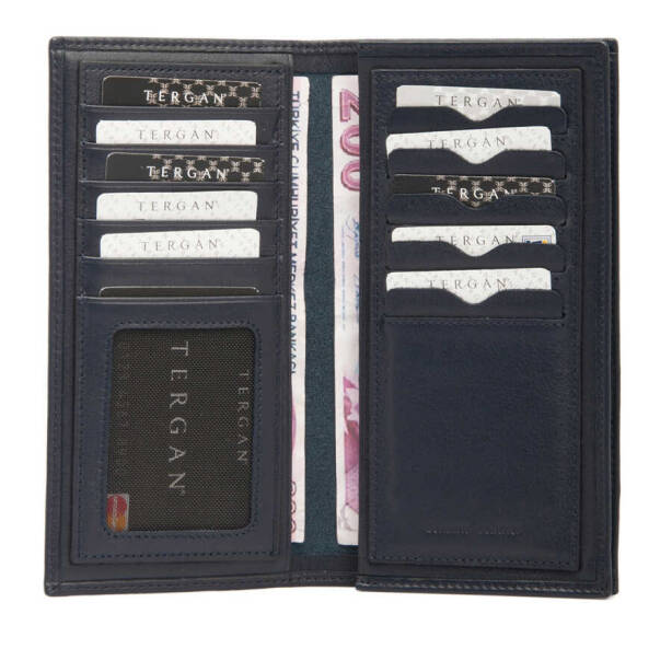 Lacivert Deri Erkek Cüzdan - S1CE00001610-C8L - Tergan