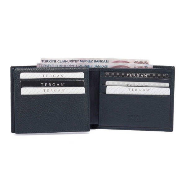 Lacivert Hakiki Deri Erkek Cüzdan - S1CE00001648-A38 - 2