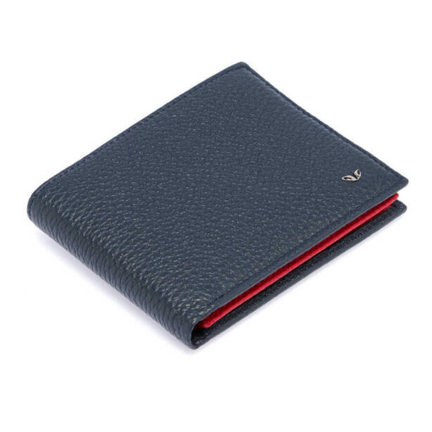 Lacivert Hakiki Deri Erkek Cüzdan - S1CE00001648-N74 